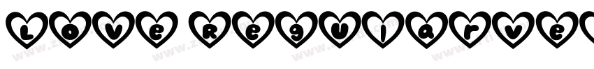 Love RegularVersion字体转换